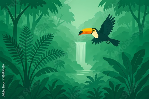 toucan in the jungle