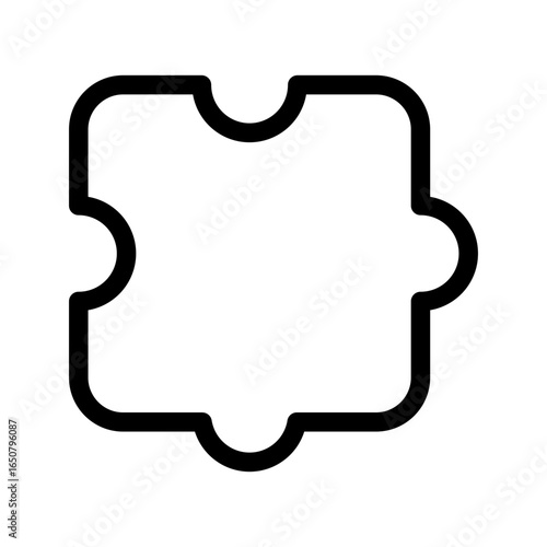 Puzzle Icon Vector Symbol Design Illustration