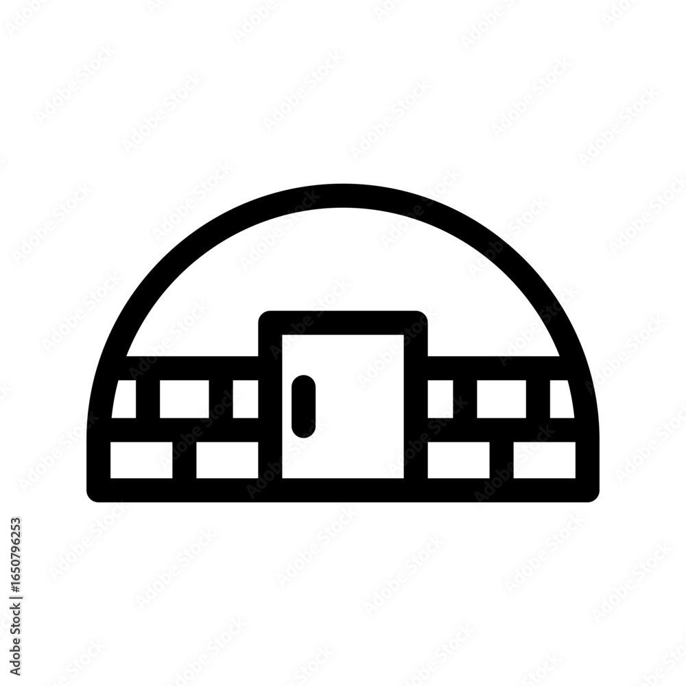 Obraz premium Igloo Icon Vector Symbol Design Illustration