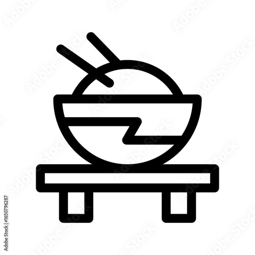 Rice Icon Vector Symbol Design Illustration