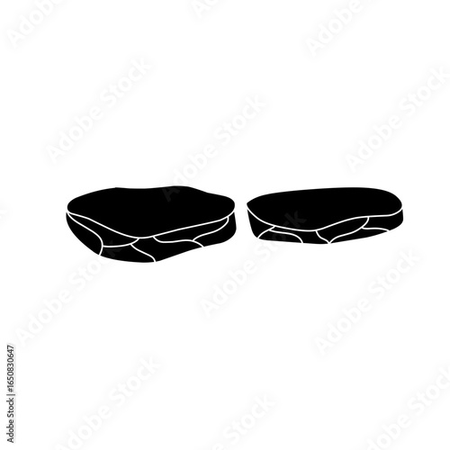 black stone slab