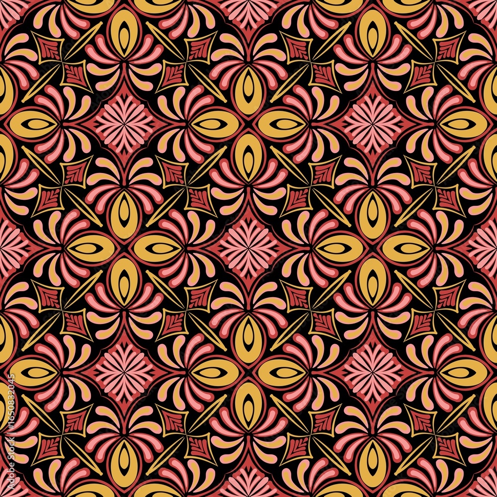 Fototapeta premium seamless floral pattern