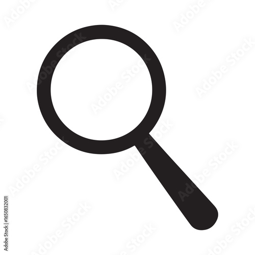 Magnifying Glass Search Icon Lens Exploration Vector Illustration