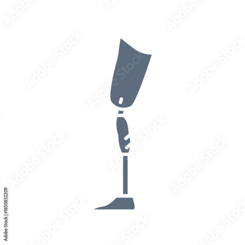 prosthesis color flat icon for digital and print projects.
