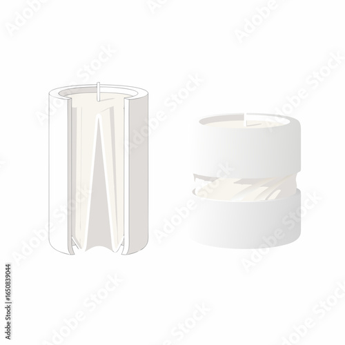 Minimalist Candle Design: Modern Home Decor with Clean Lines and Geometric Shapes Creating a Serene Ambiance