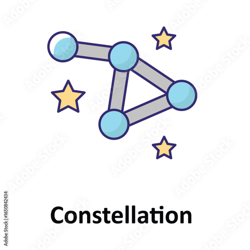 Constellation Vector icon which can easily modify or edit