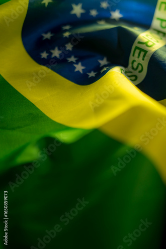 abstract brazil flag for background