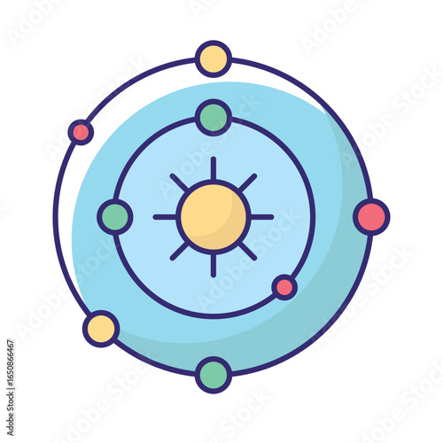 Astronomy Vector icon which can easily modify or edit