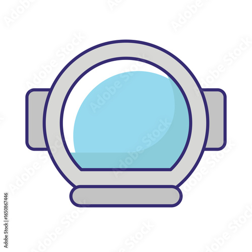 Astronaut Hamlet Vector icon which can easily modify or edit