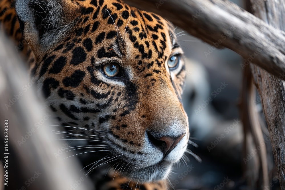 Fototapeta premium A jaguar in a zoo