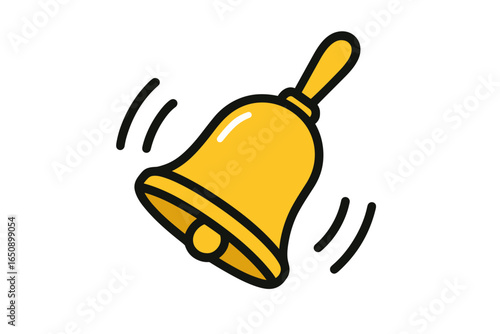 Vector Illustration of School Bell
