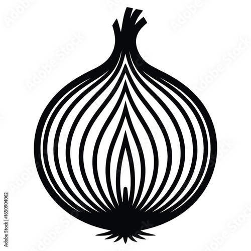 onion isolated on white background