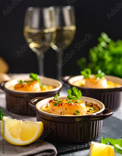 cassolettes de saint jacques