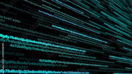 Data streams flow dynamically through a digital landscape at high speed showcasing technology and innovation