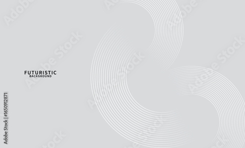 Blue abstract geometric background with circular line art, ideal for poster design, brochure templates, web banners, covers, and business presentations