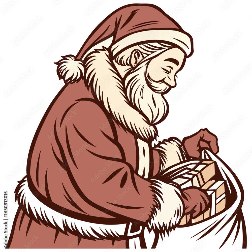 Obraz premium Christmas Tree With Baubles.