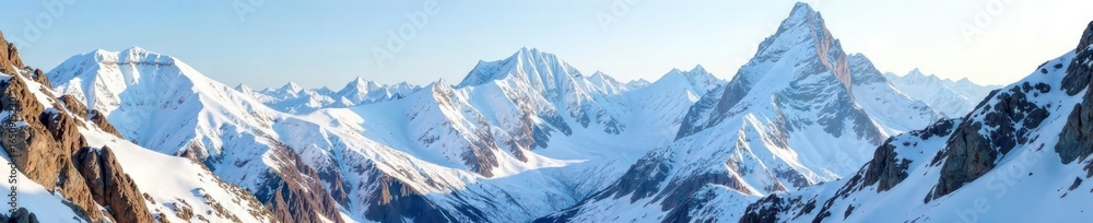 custom made wallpaper toronto digitalSnow-capped mountains with rocky outcroppings, mountainous, rugged