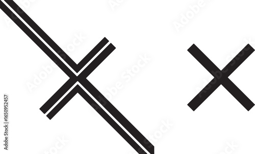 Black and white silhouette of a mountain biker, vector illustration