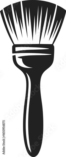 Brush, painting tool, art applicator, decorative brush, artist's brush, hair bristle tool for art