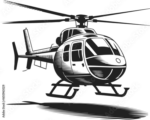Helicopter, rotorcraft, aerial vehicle, flight machine, air transport, helicopter design, aviation illustration, flying device, rotor wing craft, sky vehicle