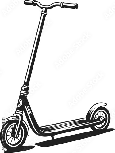 Scooter, kick scooter, two-wheeled ride, foot-powered vehicle, urban transport, fun mobility tool, child-friendly ride