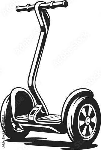 Segway, two-wheeled personal transporter, modern mobility device, balance scooter, electric self-balancing vehicle