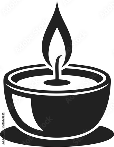 Spa candle, fragrant wax light, soothing aroma source, tranquil home decor, wellness ambience enhancer, relaxation accessory