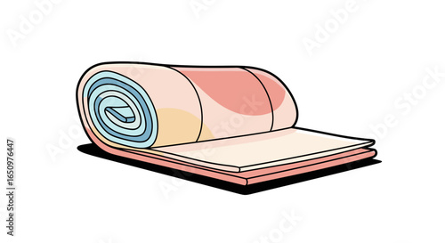 Insulation material rolls for building construction and energy efficiency