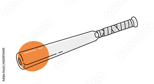 Classic baseball bat wood wooden sporting equipment for athlete training exercise
