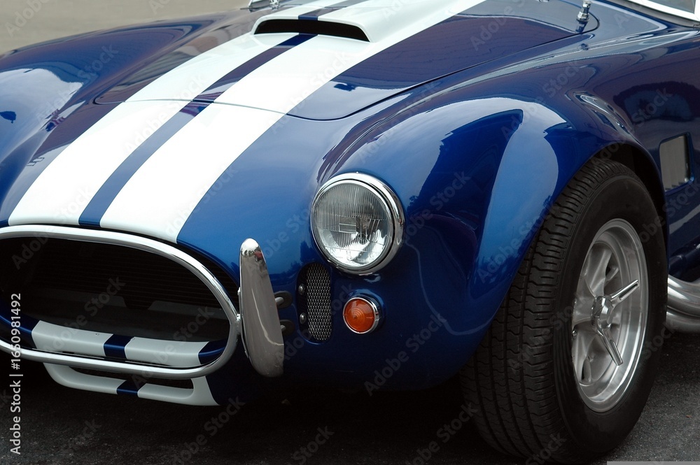 front view of a classic car front view of a classic car