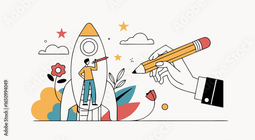 Innovative business idea creation and strategic growth planning for startup success