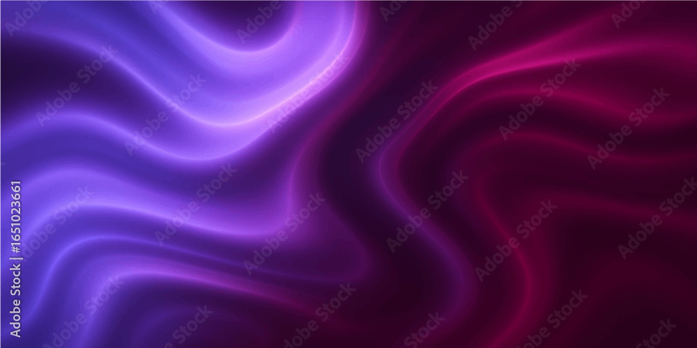 Obraz premium Purple silk background with smooth flowing abstract fabric design