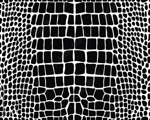 Alligator skin on a white background2, seamless pattern