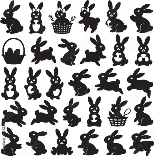 Rabbit Silhouette Vector – Bunny Animal Design

Cute Rabbit and Bunny Vector Bundle for Easter and Spring

Wild Rabbit Silhouette Collection – Animal Clipart Vector
