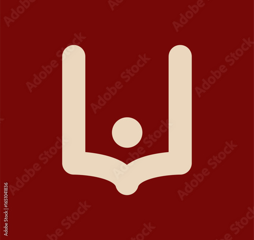 Minimal Hindu Tilak Sign Representing Dharma