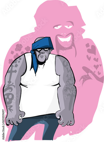 Tough Love fun Halloween Horror Monsters Frankensteins monster zombies Transparent best Artwork vector editable logo for Wall Sticker t-shirt design and multipurpose use in high definition format