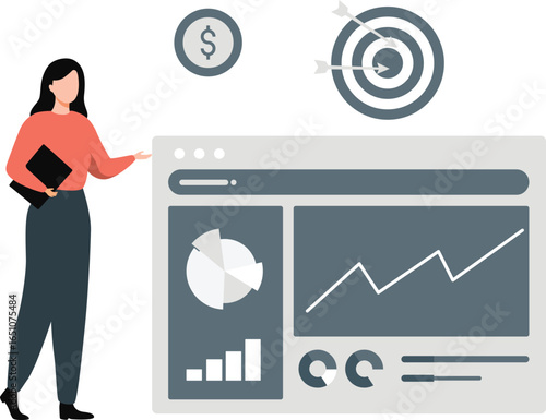 Girl achieved double targets and get money