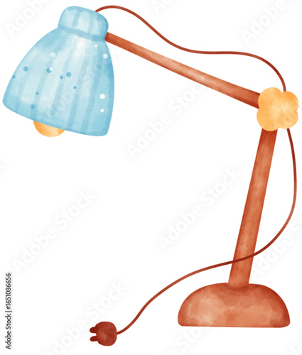 Watercolor Cute Teddy And Vintage Books clipart