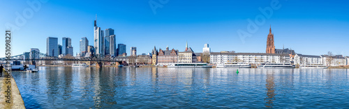 Skyline, Frankfurt am Main, Hessen, Deutschland 