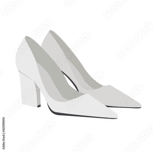 vector high heel shoes.fashion design