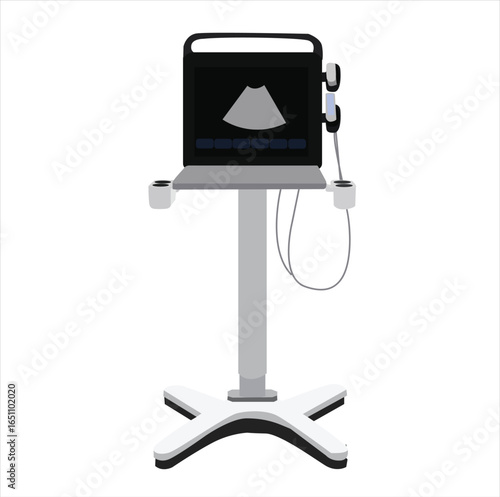 ultrasound check style. Ultrasound machine pixel perfect 