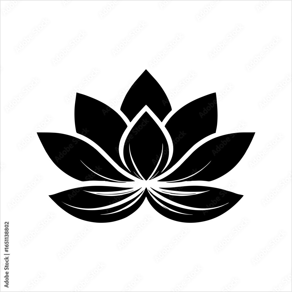 lotus flower icon vector lotus flower icon vector