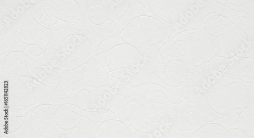 Abstract White Textured Surface with Wavy Lines