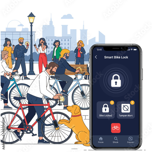 Smart Bike Lock: Mobile App Technology for Urban Bicycle Security and Theft Prevention