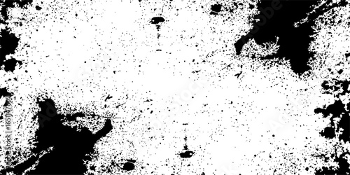 Wallpaper Mural Grunge paint splatter and black ink splash background texture design Torontodigital.ca