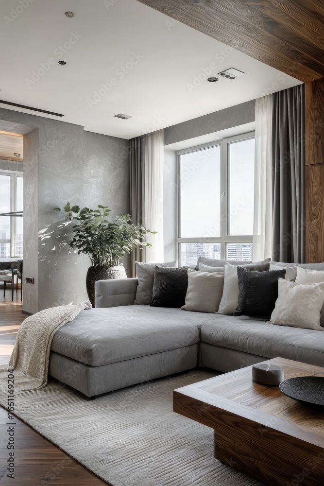 Fototapeta premium Modern living room interior (2)