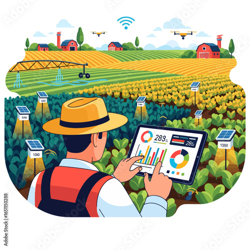 Smart Agriculture and Farming with Sensor Technology and Drones