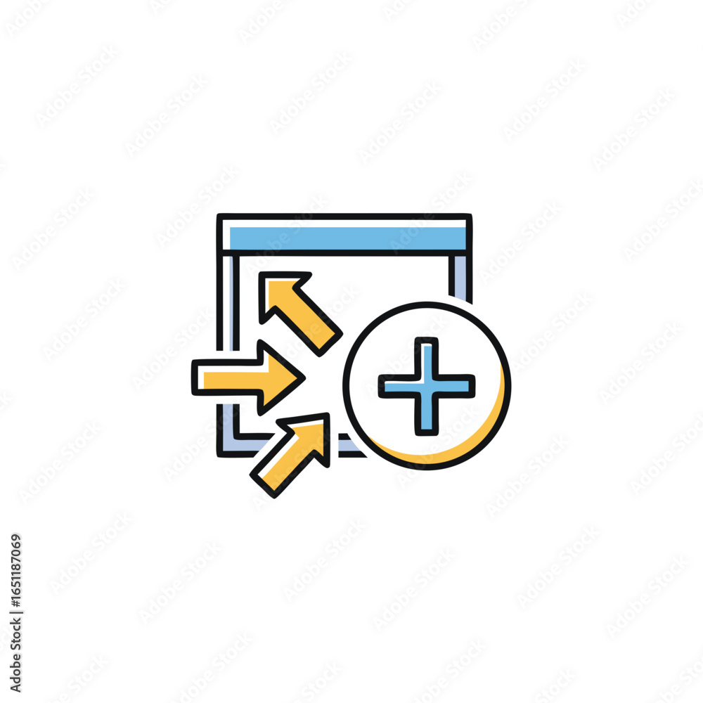 Obraz premium Merging data streams: A unified interface for increased efficiency in information management solution