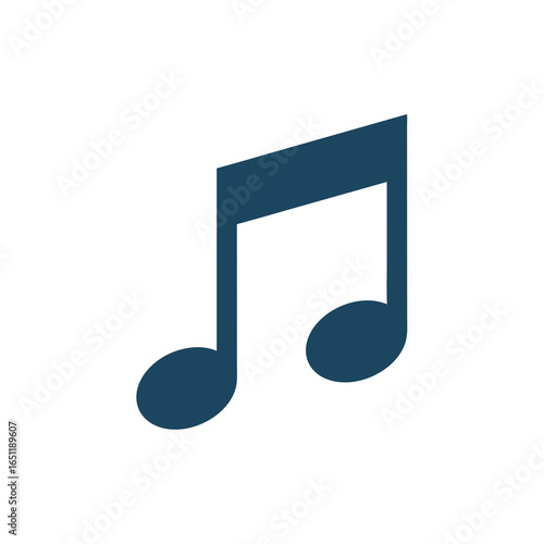 Harmonic Echoes: A Symphony of Digital Resonance in a Simple Musical Note Depiction