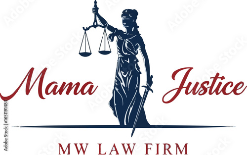 Mama Justice MW Law Firm logo on white background